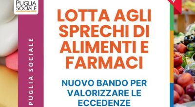 Regione Puglia: lotta agli sprechi alimentari e farmaceutici.