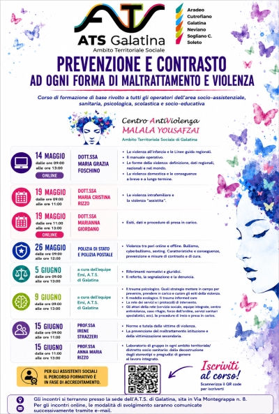 Prevenzione e contrasto ad ogni forma di maltrattamento e violenza.