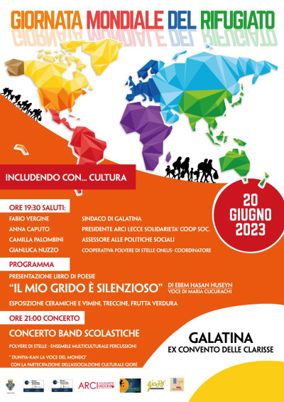 GIORNATA MONDIALE DEL RIFUGIATO- COMUNE DI GALATINA