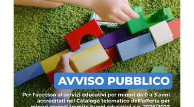 Avviso pubblico rivolto ai nuclei familiari per l&rsquo;accesso ai servizi ed...