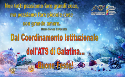 L'A.T.S. di Galatina augura a tutti Buone Feste