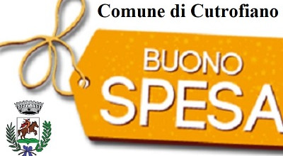 COMUNE DI CUTROFIANO: EROGATI TUTTI I BUONI SPESA ALLE FAMIGLIE BISOGNOSE