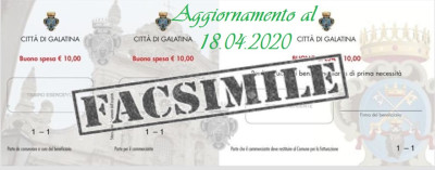 IT - ING - FR Aggiornamento Buoni Alimentari del Comune di Galatina  