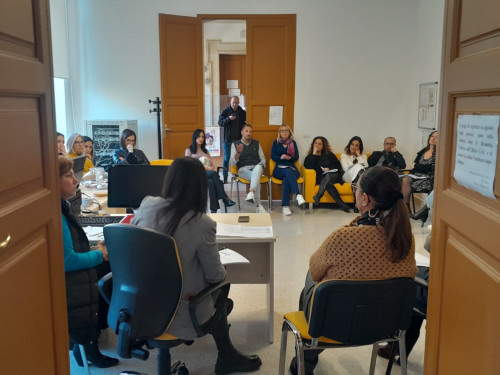 LAVORI PREPARATORI DELLA CABINA DI REGIA