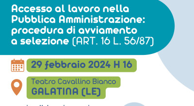 “Rete dei servizi per il lavoro”